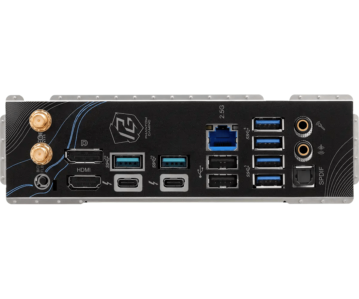 ASRock PHANTOM GAMING Z890M Riptide WiFi LGA1851 Socket Gaming Motherboard - Vektra Computers LLC ASRock PHANTOM GAMING Z890M Riptide WiFi LGA1851 Socket Gaming Motherboard - Vektra Computers LLC